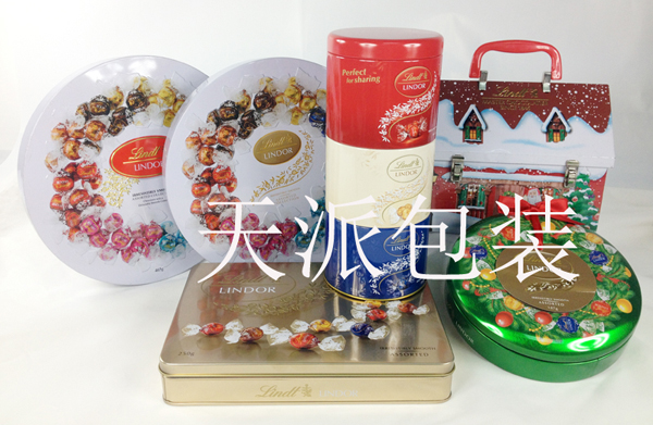 瑞士莲巧克力铁盒