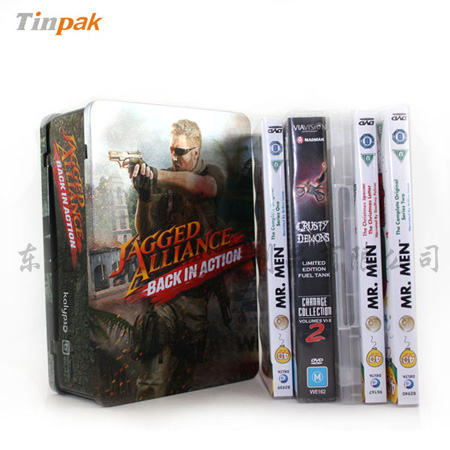 惊悚电影DVD铁盒 惊悚电影DVD铁盒