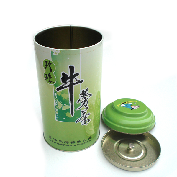 天山绿茶铁盒订做