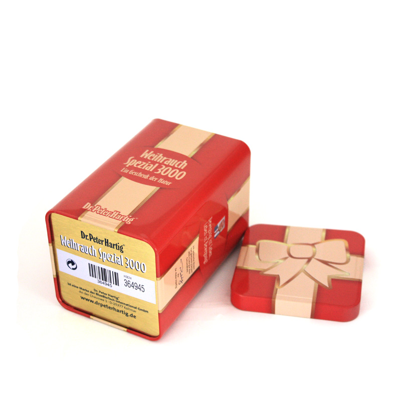 方形春节糖果包装铁盒子