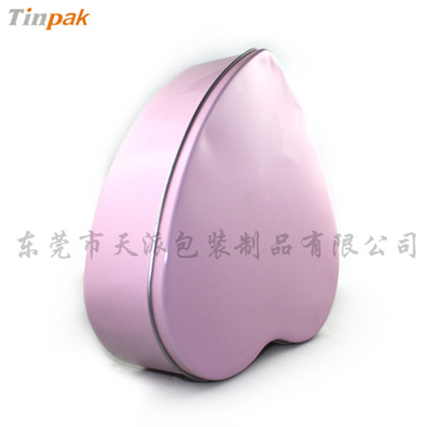 桂花茶心形包装铁盒