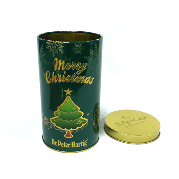 圣诞礼品铁圆罐|圣诞礼品马口铁圆罐