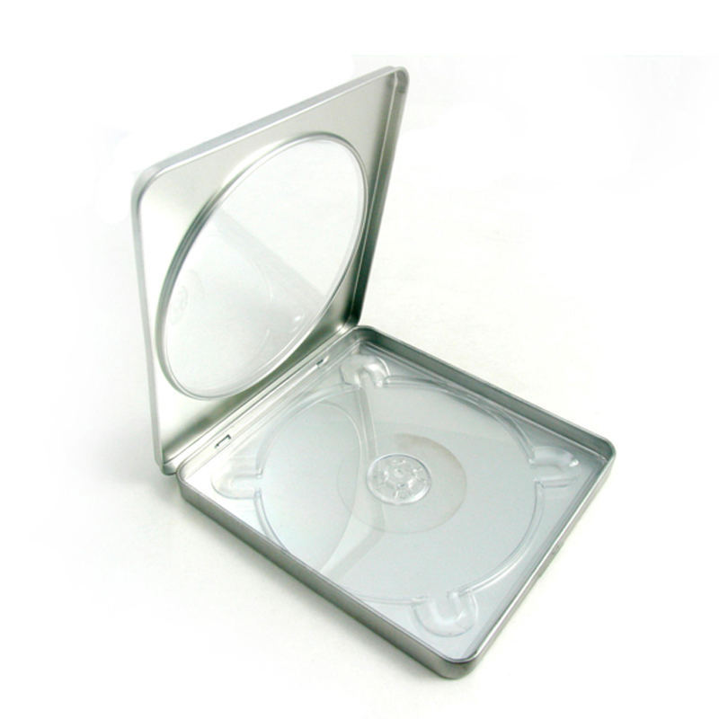 长方形开窗是动感音乐DVD包装盒银光铁铁盒