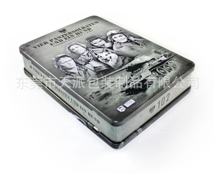美国战争片DVD包装铁盒