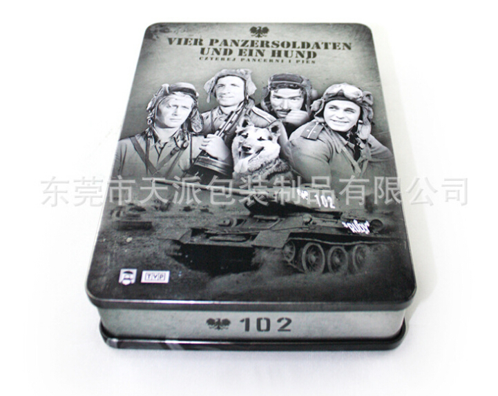 美国战争片DVD包装铁盒