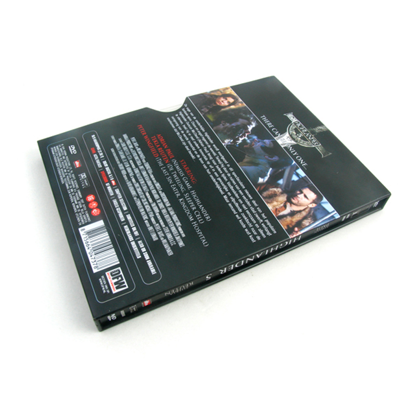 推拉式高品质欧美电影光碟包装马口铁铁盒