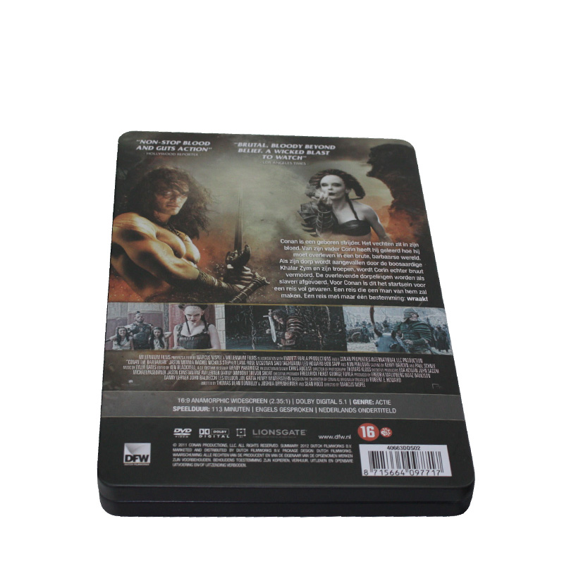 魔戒电影DVD光碟铁盒 马口铁光盘包装盒定制可添加LOGO