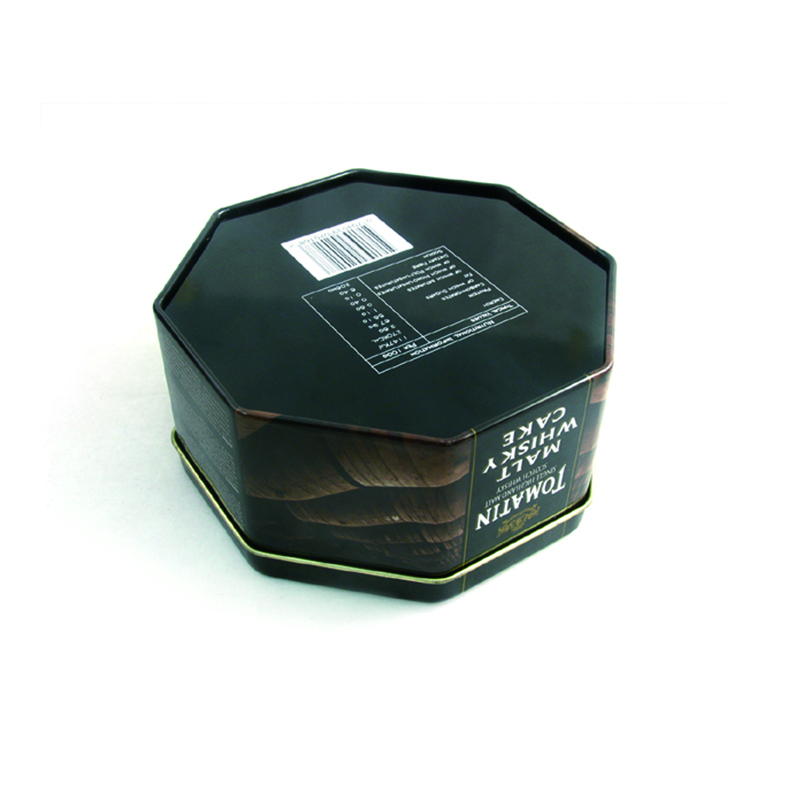 高档牛肉干包装铁盒 八角形牦牛肉干包装盒定制生产