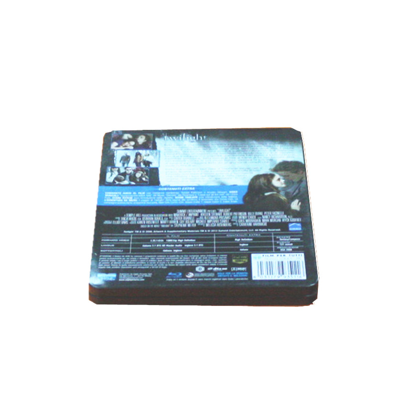 暮光之城电影DVD包装铁盒 热播电影光碟铁盒包装盒