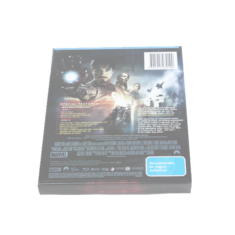 电影光碟包装折边DVD铁盒