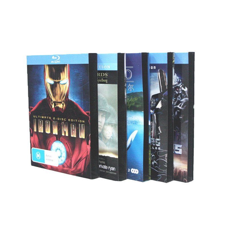 钢铁人韩国高清电影光碟包装金属盒 电影光碟包装折边DVD铁盒