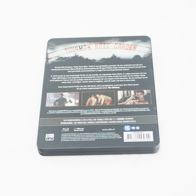 犯罪经典片DVD光碟包装马口铁金属盒