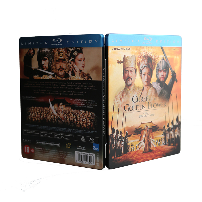 古装动作大片电影光碟专用DVD铁盒