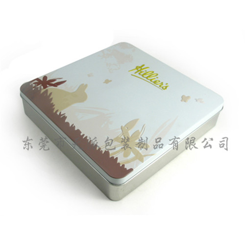 罗汉果花茶方形铁盒