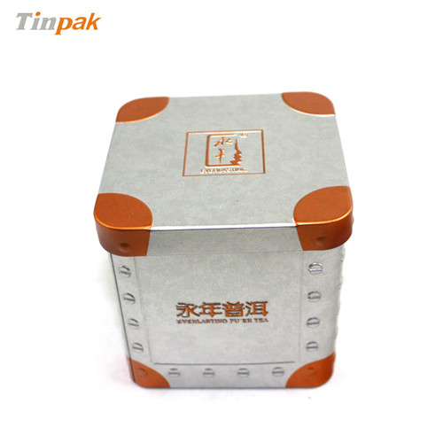 深圳精致普洱茶包装铁盒|定做普洱茶铁盒子