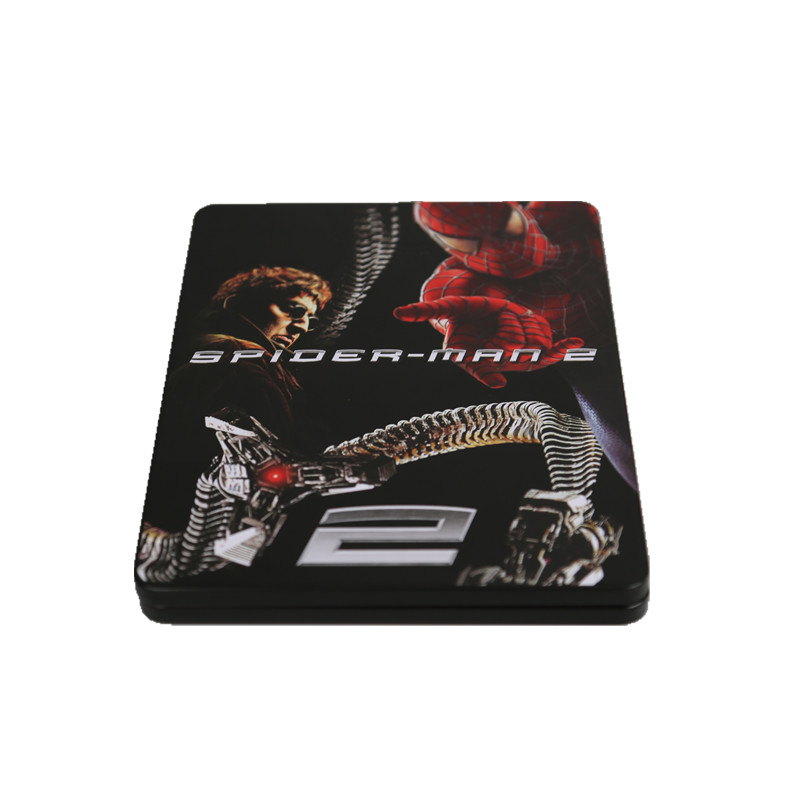 3D科幻电影DVD包装铁皮盒 蜘蛛侠电影光碟包装铁盒定制