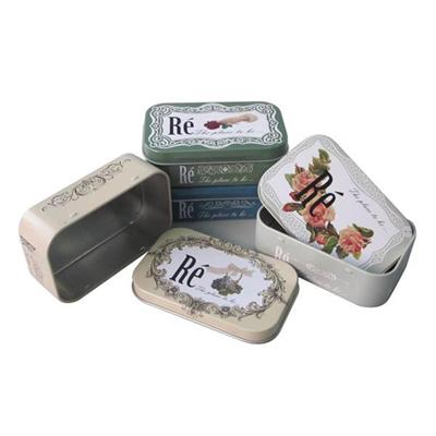 长方形香皂铁盒生产工厂 厂家专业定制长方铁罐