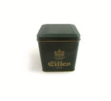 方形带铰式绿茶包装铁盒生产定做